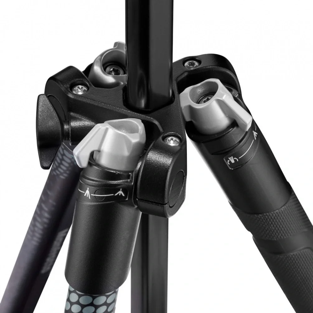 Versatile Black and Silver Camera Tripod